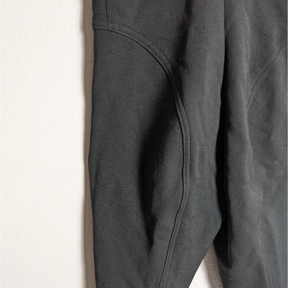 Vintage 90s Roffe Black Wool Blend Bib Ski Stirrup Leggings Pants Women's 10 - Picture 5 of 7